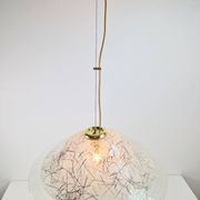 Vintage Murano Glass Pendant Lights from Kaiser-Leuchten, 1960s, Set of 2