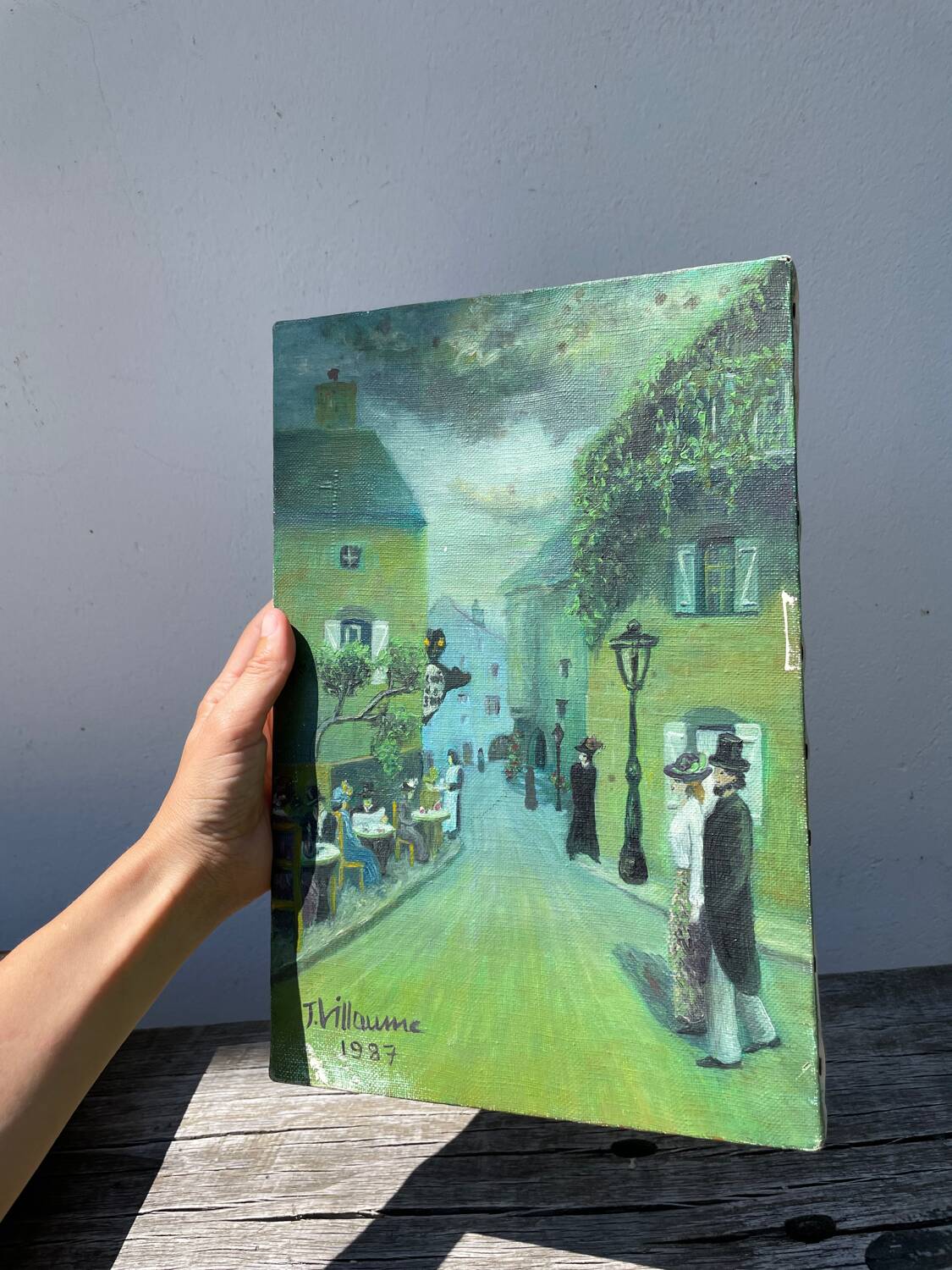 Oil painting Paris Montmartre