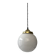Old round opaline pendant pendant 18 cm vintage