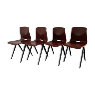 Set of 4 Chairs Pagholz Galvanitas