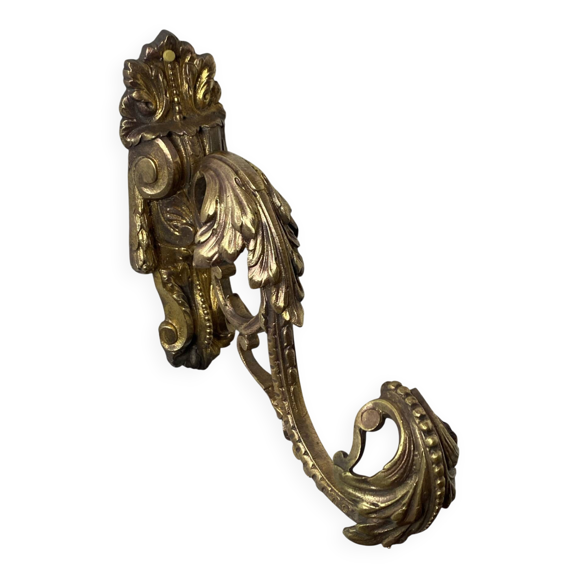 Bronze coat hook, 19th century