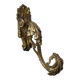 Bronze coat hook, 19th century