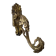 Bronze coat hook, 19th century