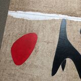 Abstract painting on paper