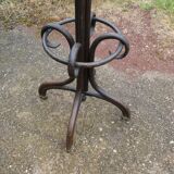 Parrot coat holder in curved wood - Art Nouveau