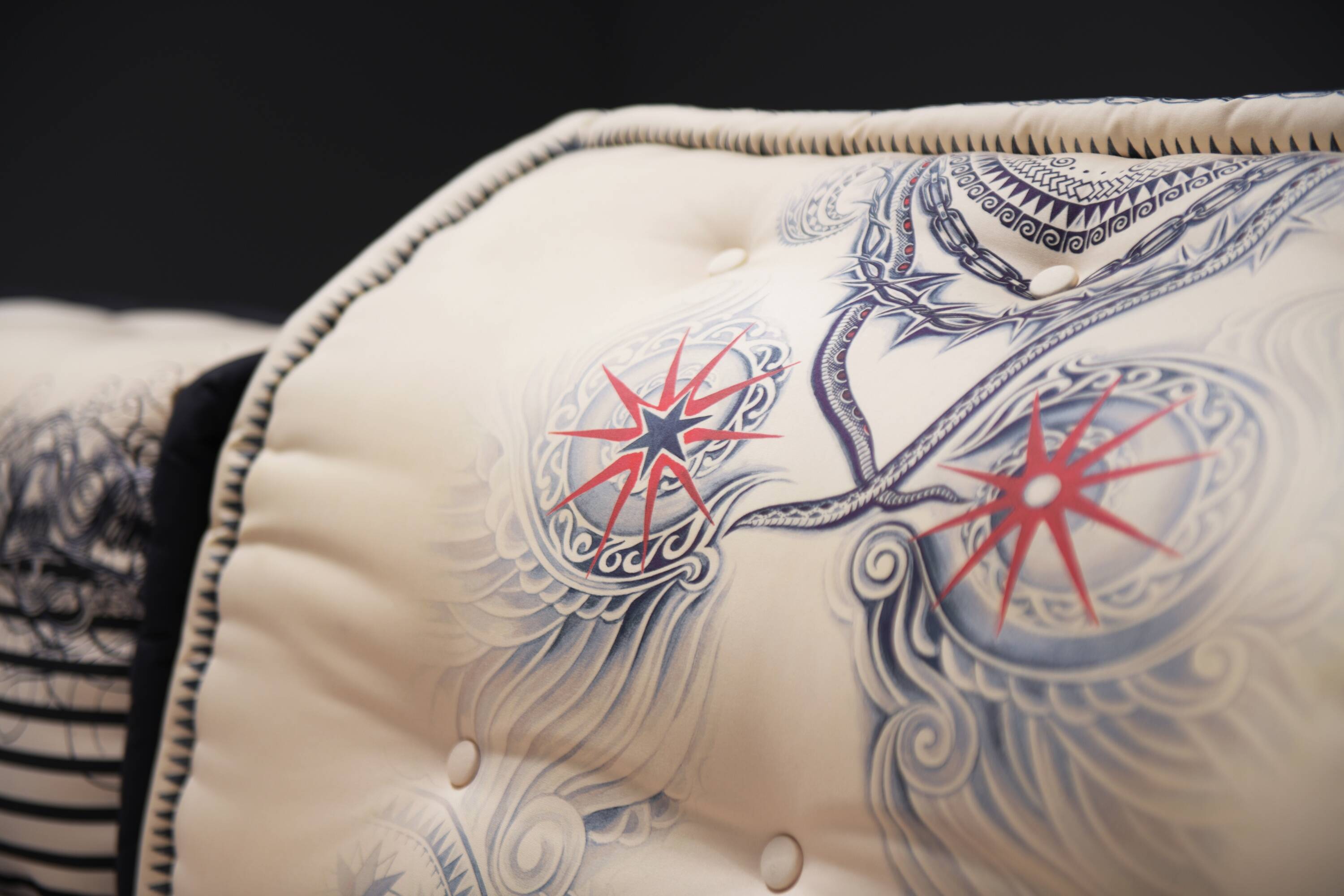 Mah Jong ‘Jean-Paul Gaultier’ edition by Hans Hopfer for Roche Bobois France