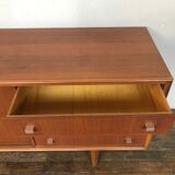Scandinavian enfilade, 1950 design, vintage teak