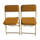 Lafuma foldable camping chair duo from the 50s/60s