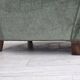 1960s, Danish highback relax chair, furniture velour, ash wood.