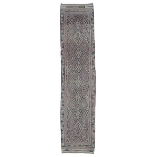 Tapis turc violet noué à la main