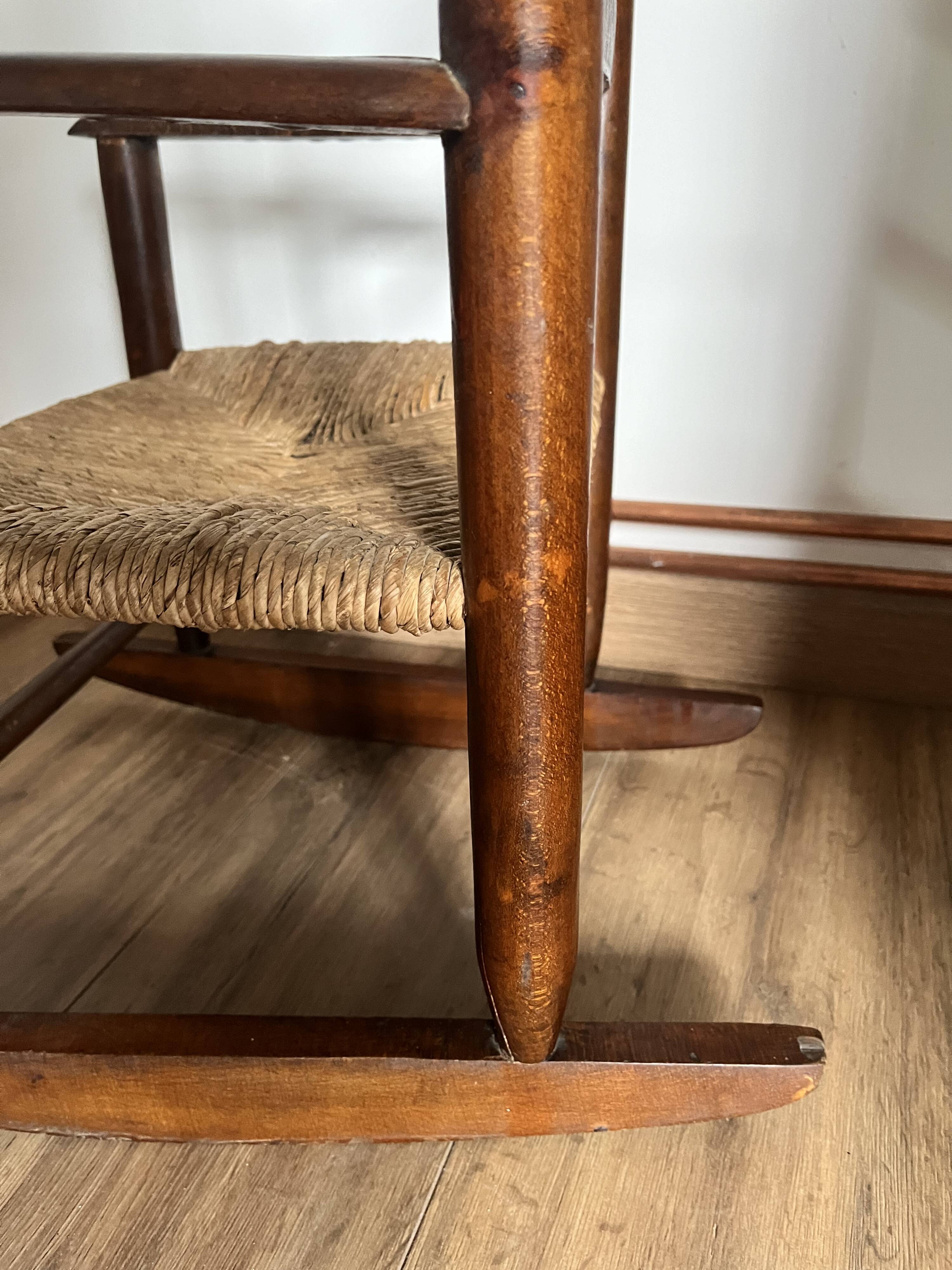 Pair of children's rocking chairs