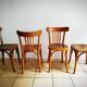 Série de quatre chaises bistrot
