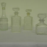 Set of 4 glass carafes