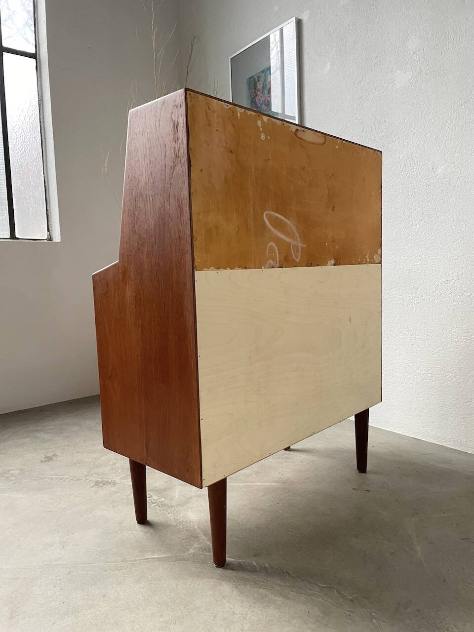 Danish teak secretary from the 60s