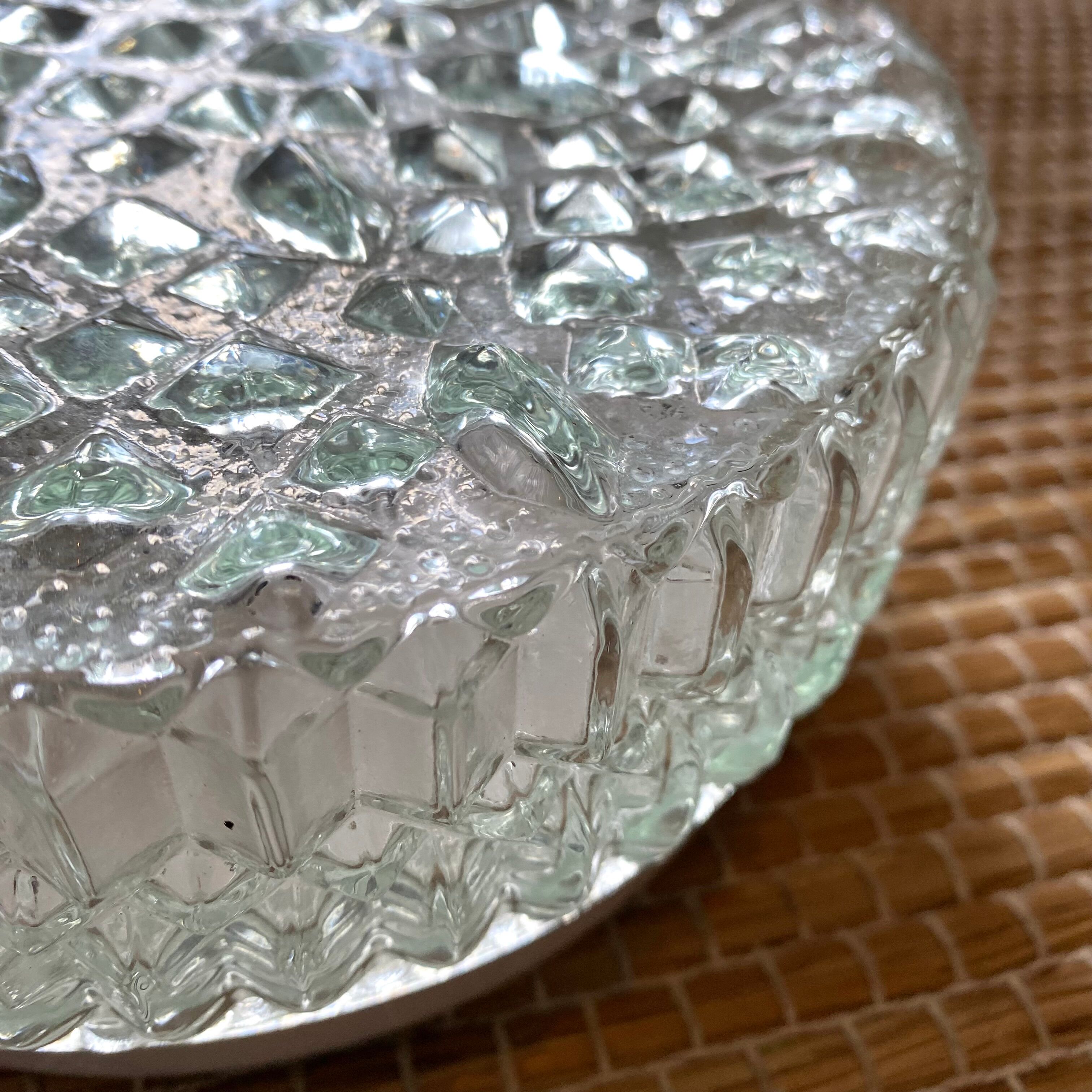 Vintage glass ceiling lamp