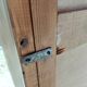 sliding door wardrobe, vintage, possible hanging space
