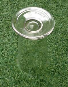 1970s measuring glass shower foot graduated from 25 to 500ml pyrex (large model)