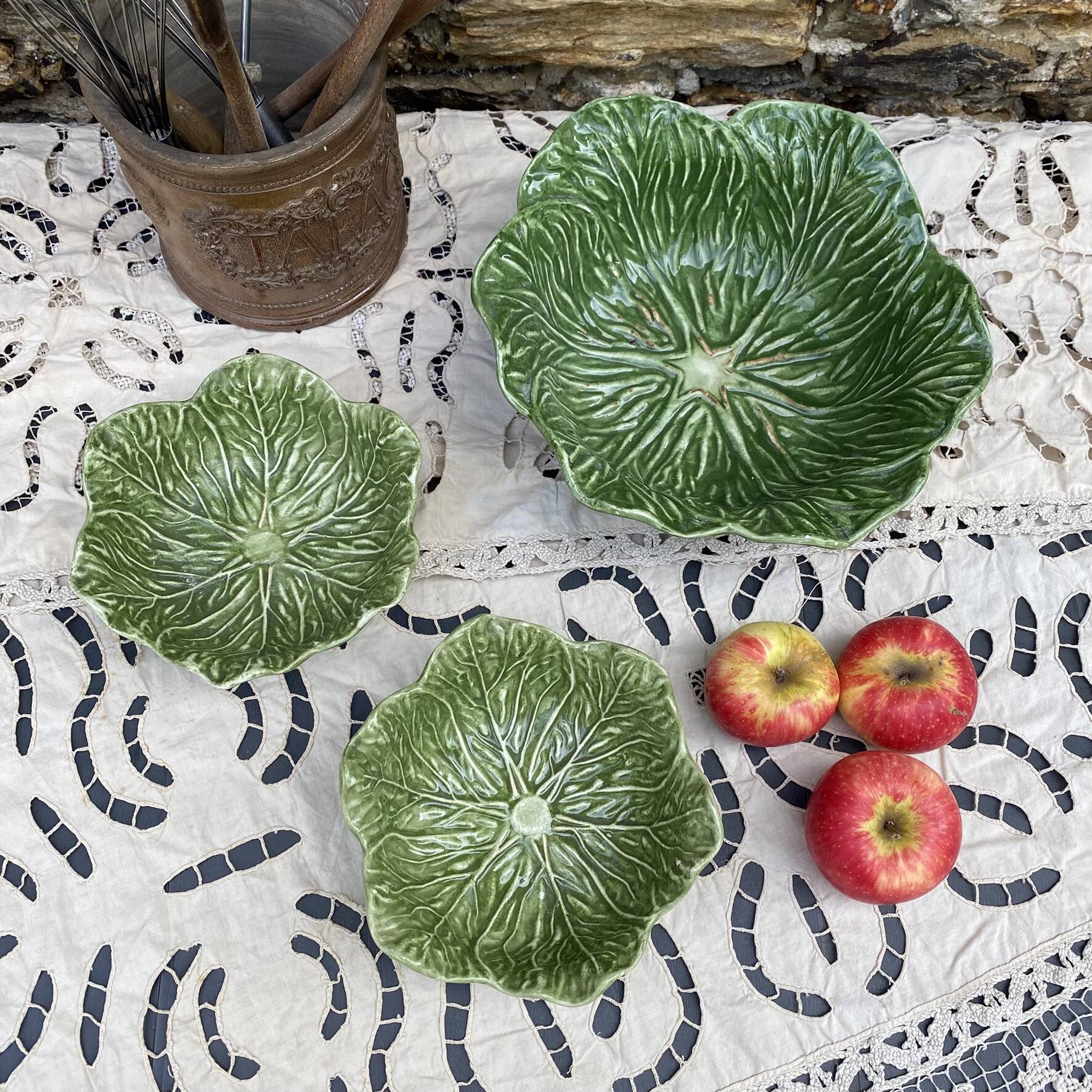Petits saladiers en barbotine chou