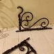 Twisted Wrought Iron Coat Hooks
