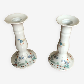 Pair of candlesticks limoges