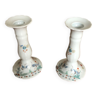 Pair of candlesticks limoges