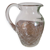 Pichet n°3 en cristal ciselé / taillé