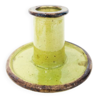 Ceramic candle holder signed Étienne Noël - Dieulefit, early 20th century