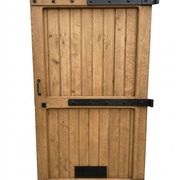 Porte de grange en chêne massif du XIXè