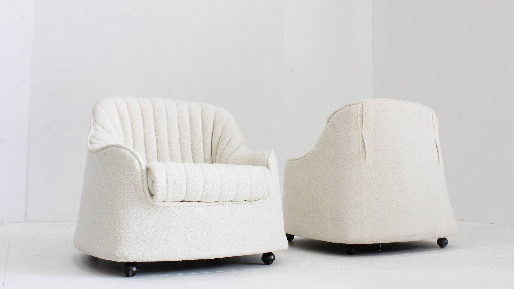Set of Ciprea armchairs by Afra and Tobia Scarpa for Cassina, 1960s