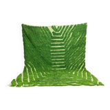 Handmade traditional natural wool rug green size 150 x 250 cm