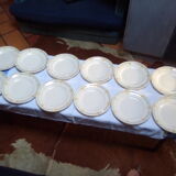 12 Flat plates Longpré / Longwy