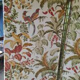 30'S French Tapestry Screen, XX-style classic printed canvas, 3 panels