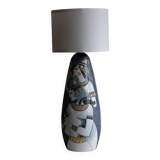 Marian Zawadzki "Oryx" Floor Lamp Unique, Tilgmans Ceramic, Sweden, Dated 1963