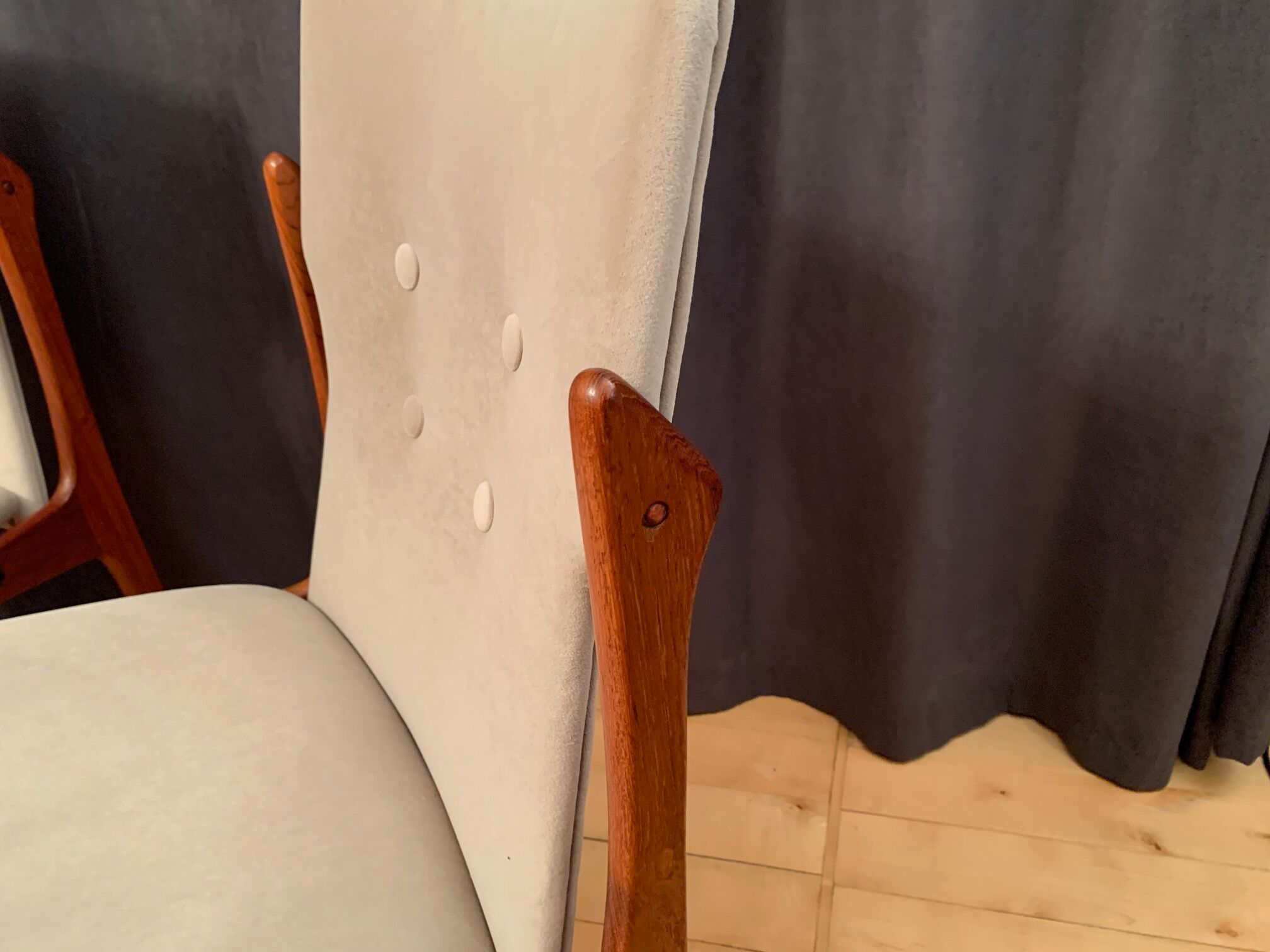 Set of four Vamdrup Stolefabrik chairs, Denmark, 1960s