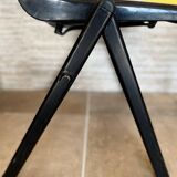 6 back chairs Emilio Ambasz & Giancarlo Peretti, yellow armchair