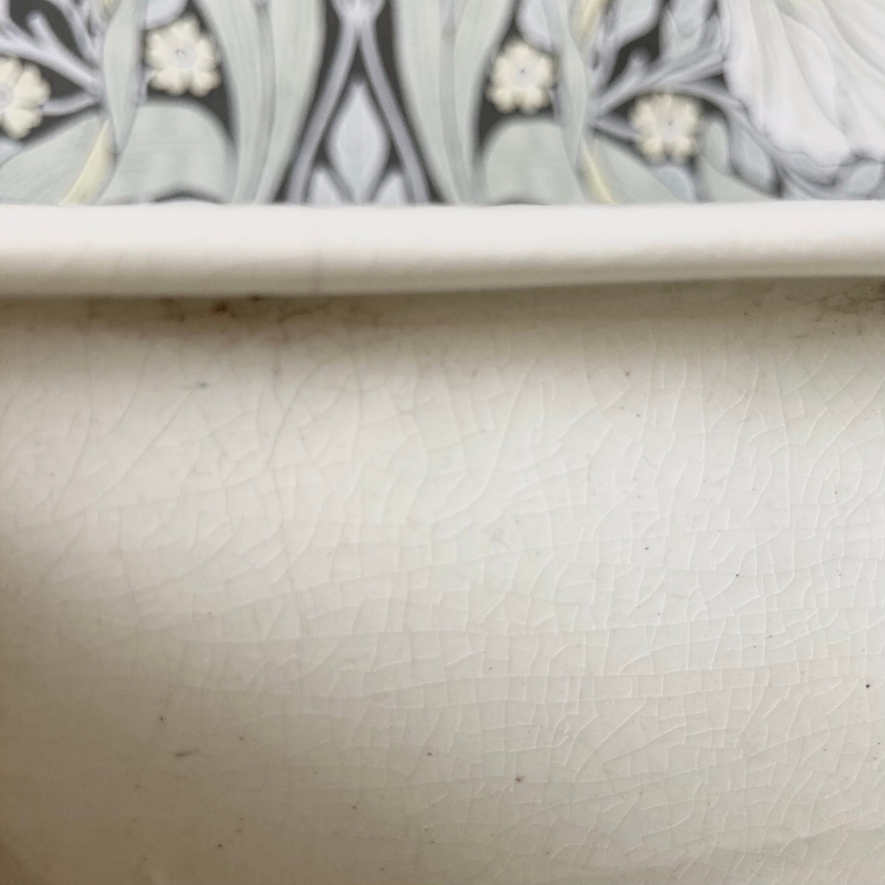 Wall console ceramic shelf