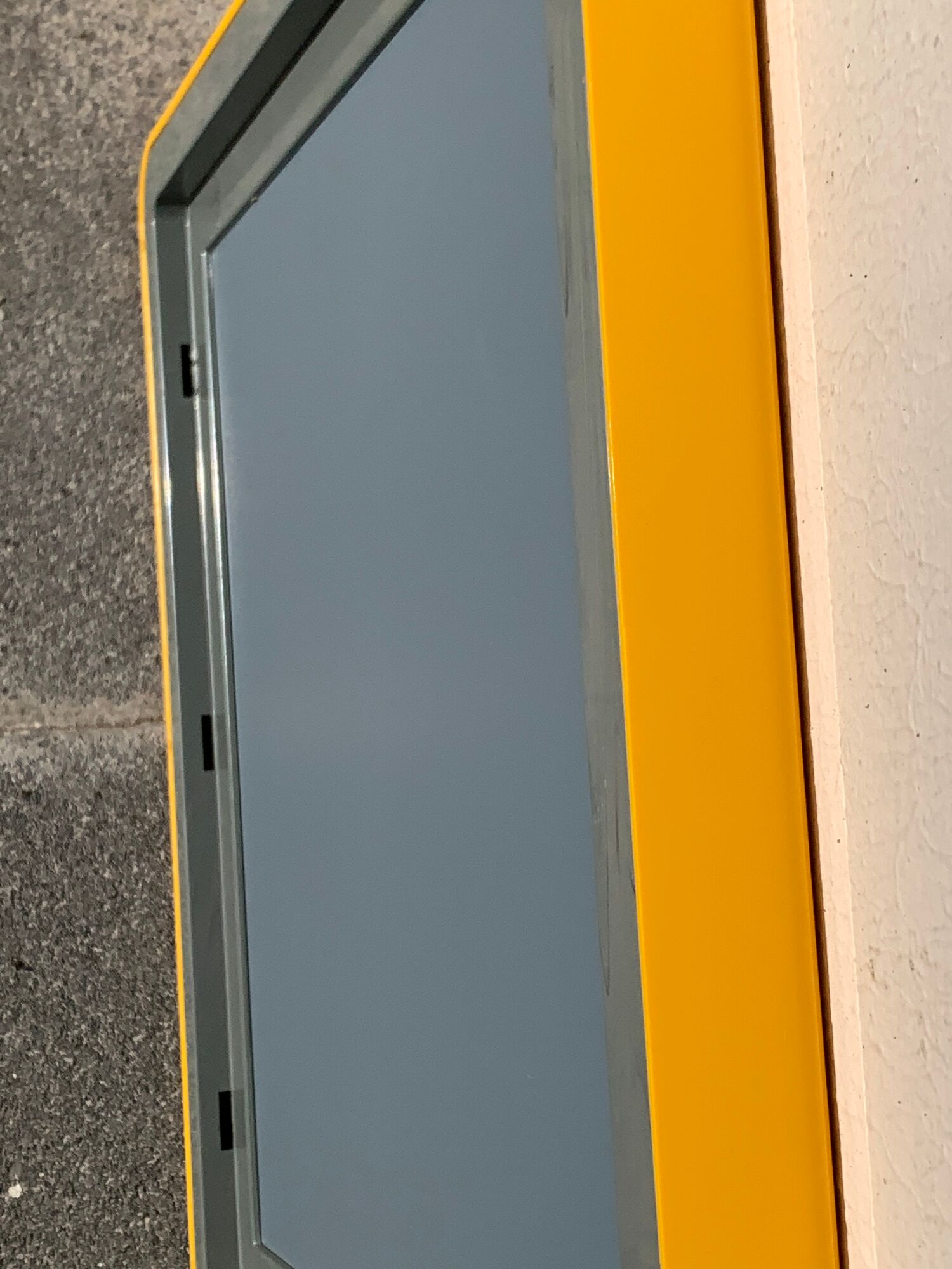 Italian space age mirror and towel rack, design Makio Hasuike for Gedy, 1970