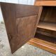 Sideboard and chest in burr walnut, late 19th century, Louis Philippe