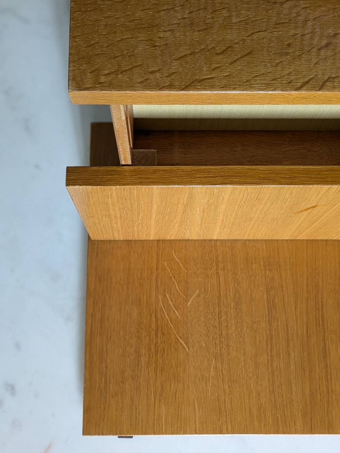 Vintage wall-mounted bedside table 50'60'