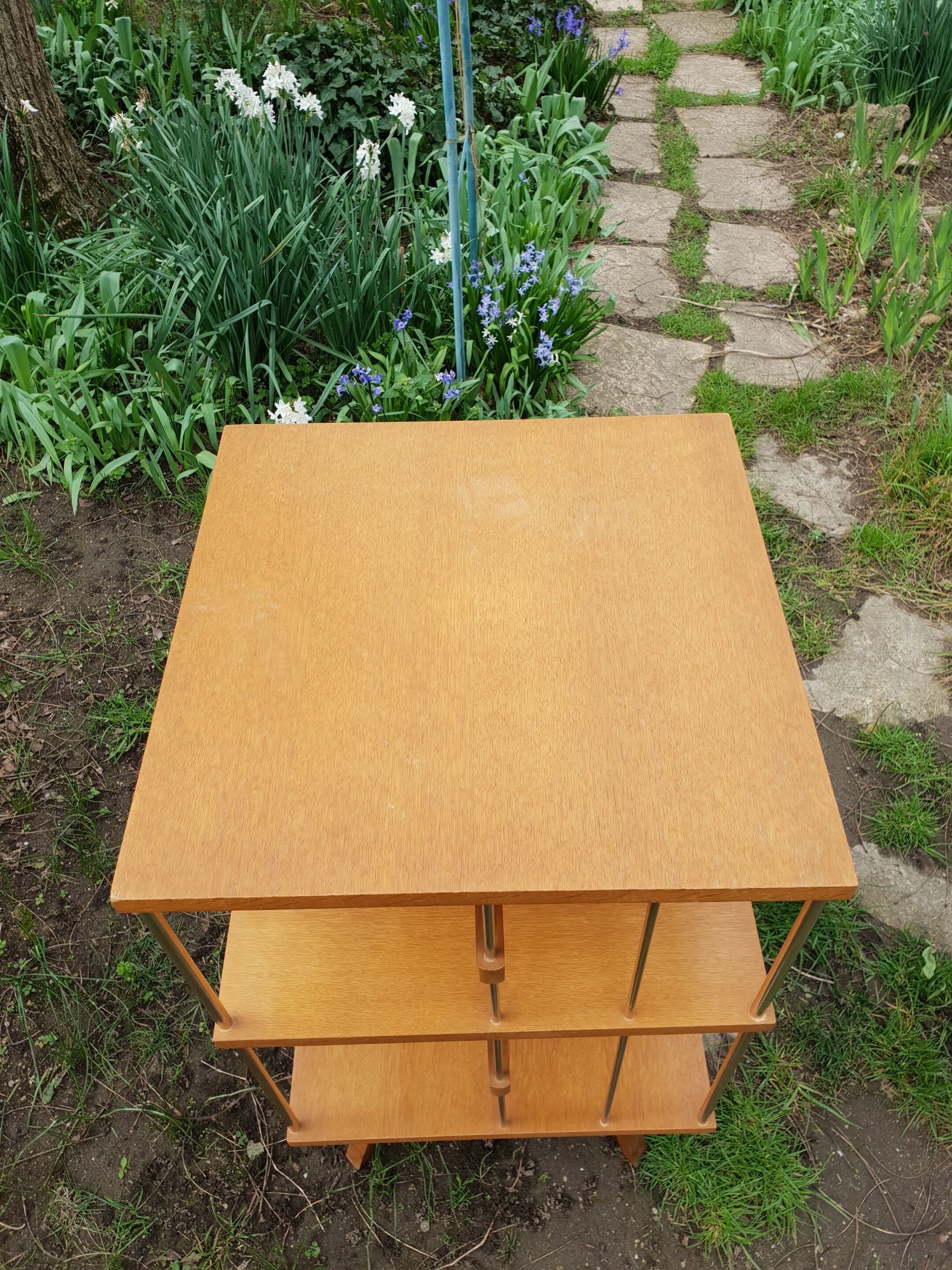 Vintage revolving library