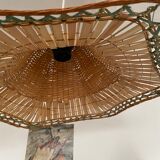 Braided wicker suspension