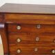 Antique chest of drawers with cross motifs, made entirely of solid walnut.