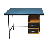 Blue vintage formica office