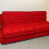 Red Apollo extendable sofa