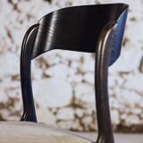 Set of 6 Traineau chairs by Baumann, 1960