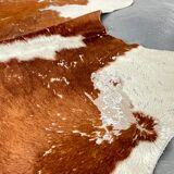 Caramel cowhide carpet