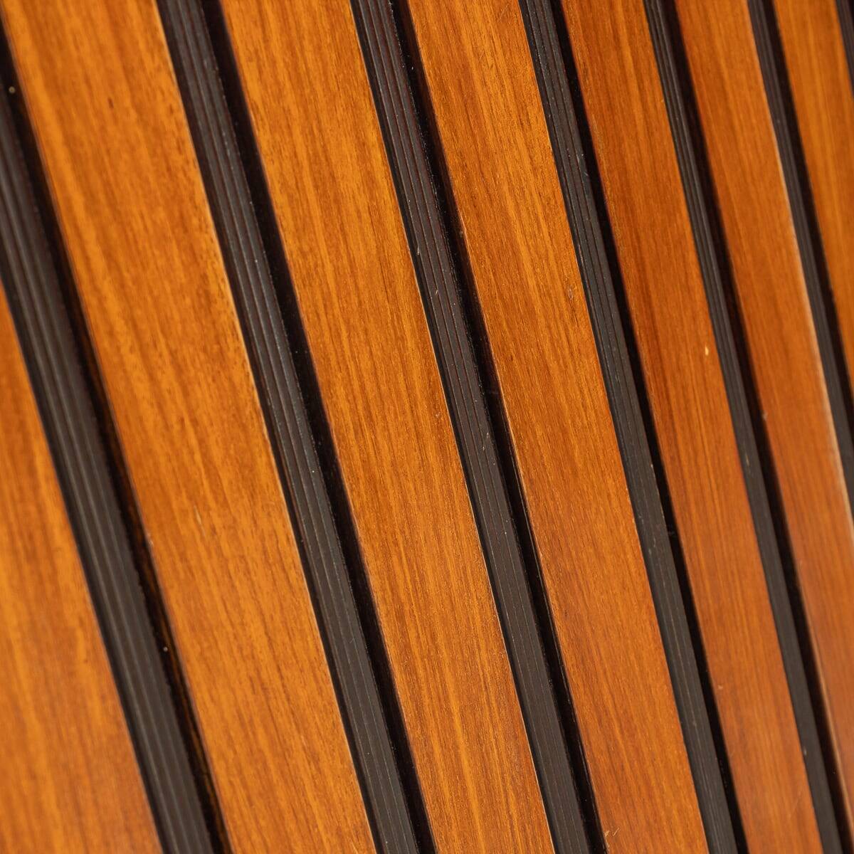 MID 20thC ITALIAN STRIPED WOODEN BUFFET BY PAOLO BUFFA c.1950