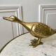 Brass animal large duck 1950s