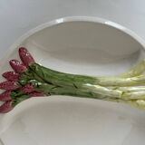 2 plates of asparagus in slip