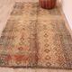 Peach Vintage Moroccan Rug 142 x 248 cm, Berber Wool Rug Handmade, Boho Rug